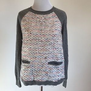 J. Crew gray sweater size small